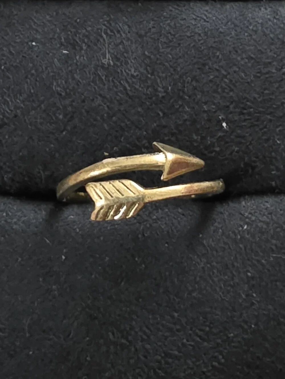 Sterling Silver Arrows Adjustable Ring (Vintage)